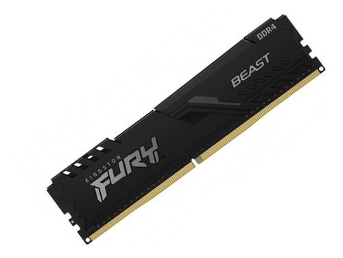 Memoria Ram Kingston Fury Beast 8gb Ddr4 3200mhz Color Negro