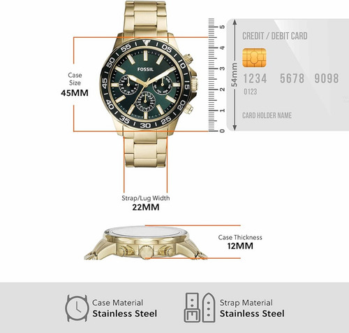 Reloj Fossil Bq2492 Caballero Plata 100% Original Acero