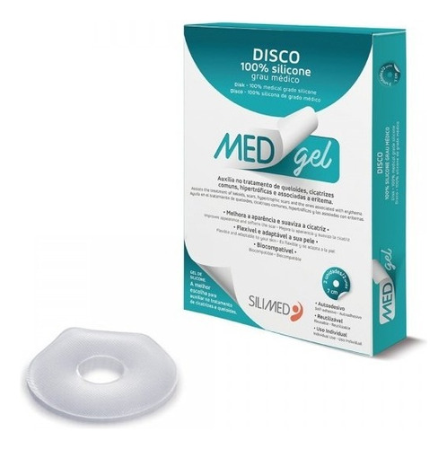  Medgel Silimed Disco De Silicone Com 2 Unidades
