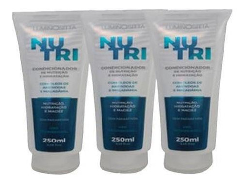 Kit Nutri Shampoo - Condicionador - Leave-in - LuminosittĂ
