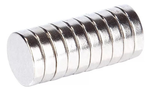 Imanes Neodimio 12 X 3 Mm N52 Fuerte Paquete 20 Unidades