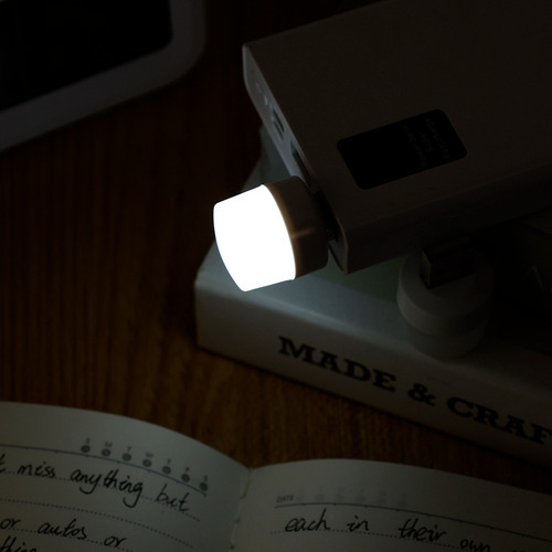 Lámpara De Noche Led Con Luz Nocturna Con Conector Mini Usb,