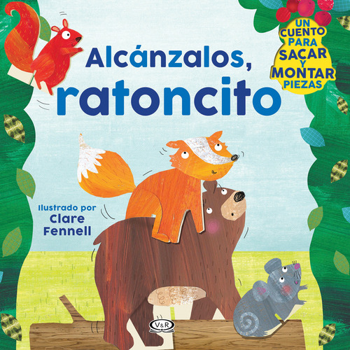 Alcanzalos Ratoncito Infantil Piezas Puzzle Hoja Gruesa 8pp