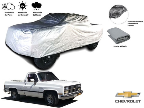 Cubierta Funda Cubre Auto Afelpada Chevrolet Cheyenne 1990