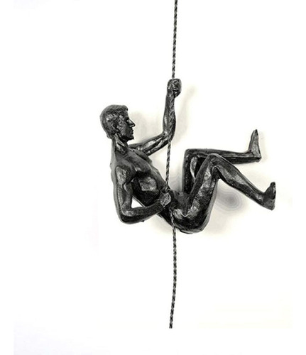 Estatua De Hombre Escalador, Arte De Pared, Adorno Deportivo