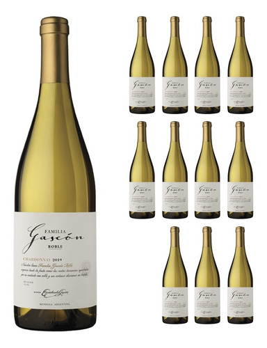 Vino Familia Gascon Roble Chardonnay X375cc Caja X12