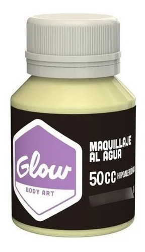 Maquillaje Artístico Líquido Glow Bodypaint Basico 50ml