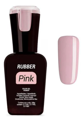 Rubber Pink Gel Nivelador Color Gel By Organic Nails  