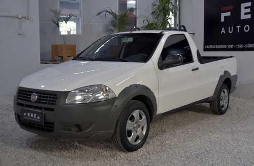 Fiat Strada Working 1.4 8v Con Gnc 2013 Color Blanco