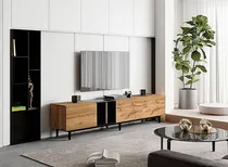 Comprar 195cm Muebles Para Tv Centro De Entretenimiento Minimalista