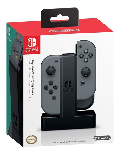 Multicargador Joy Con De Hori Nintendo Switch Gris