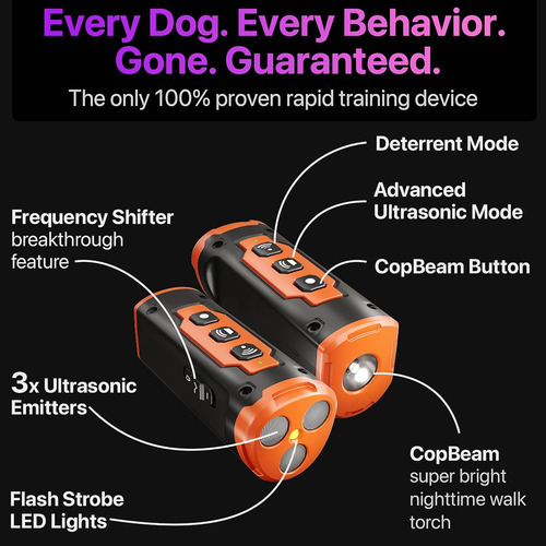 Sensor Triplo Para Equipamento Anti-latido De Cães E Control