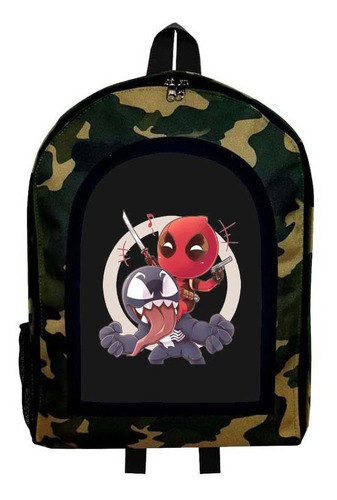 Mochila Camuflada Venom Nueva Colección Modelo 40