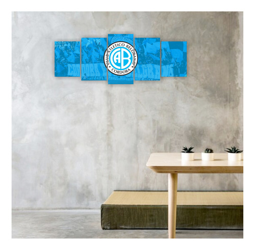 Cuadro Club Belgrano Córdoba Piratas Futbol Poliptico Deco Belgrano