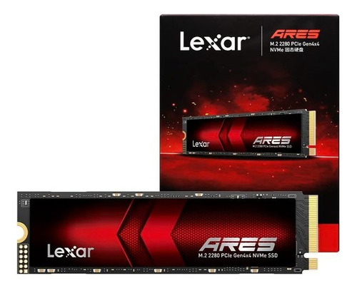 Ssd Lexar 4tb Ares M.2 2280 Nvme Pcie Gen4x4 7400mb/s