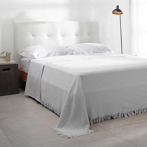 Colcha King Buddemeyer Cobre Leito Cor Cinza 2,30m X 2,80m