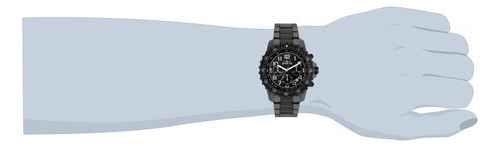 Cronógrafo Invicta 1328 Para Hombre, Esfera Negra, Bicolor,
