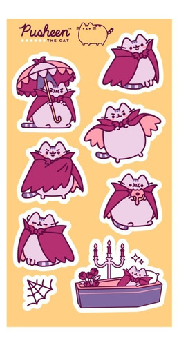Stickers Vampurr Halloween Pusheen The Cat