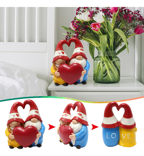 Nueva Decoración De Muñeca Enana De Resina Para Pareja, Muñe
