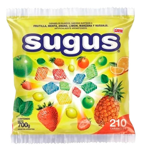 Caramelos Masticables Sugus X 700g - Ciudad Cotillon