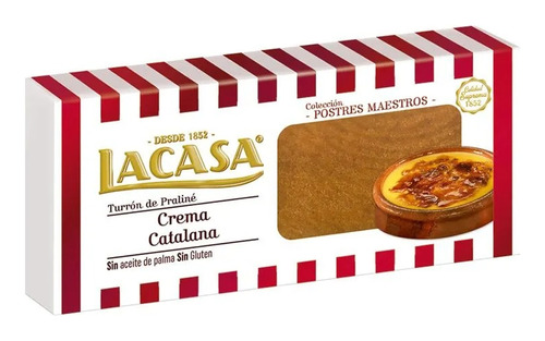 Turrón Praline De Crema Catalana Español Lacasa