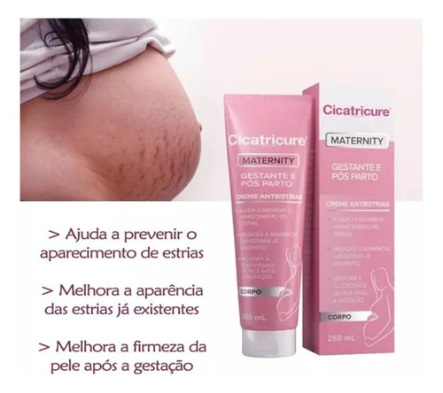 Cicatricure Antiestrias Maternity Gestante E Pós Parto C/2