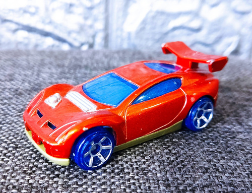 Hotwheels Acceleracers, Synkro Teku Naranja (Usado)