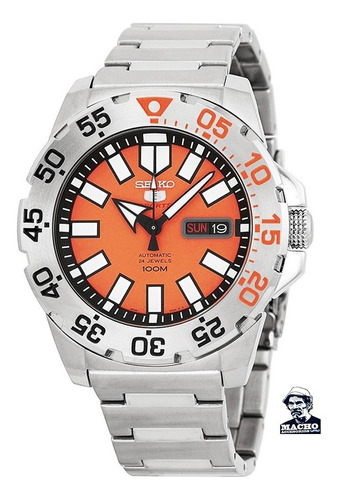 Reloj Seiko 5 Sports Baby Monster Srp483 Automático En Stock