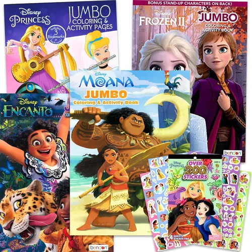 Conjunto De Atividades Para Colorir Disney Princess Encanto