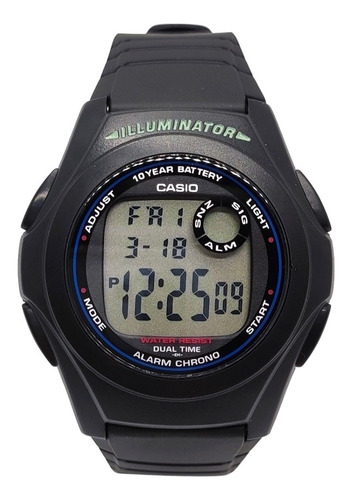 Imagen 2 de 9 de Reloj Casio Original F-200w-1a