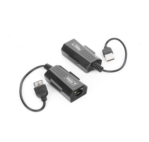 Kit Extensor Usb Por Cable Utp5/5e/6 Distancias De Hasta 50m