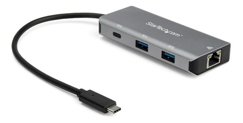 Startech Hub X1 Puerto Usb-c Ethernet Rj45 Tb3 Hb31c2a1cgb