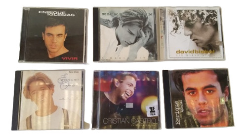 X6 Cd Ortega Castro Iglesias Bisbal Ricky Martin Romantico