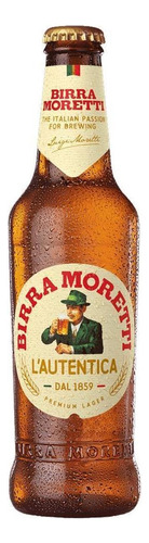 Cerveja Importada Italiana Birra Moretti L'autentica 660ml