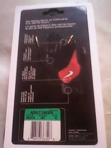 Imagen 2 de 2 de Guantines Nike Keystone Unisex Talla Xl