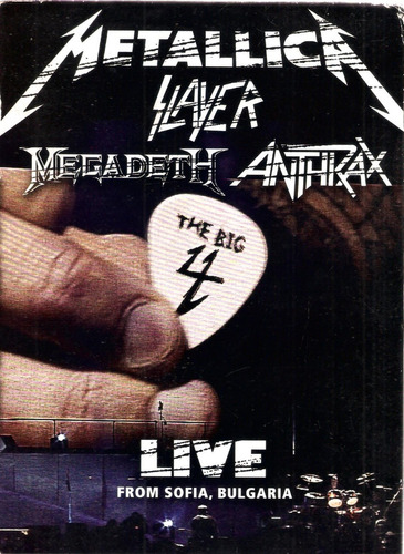 Dvd Metallica - Slayer Megadeth Anthrax Live From Sofia