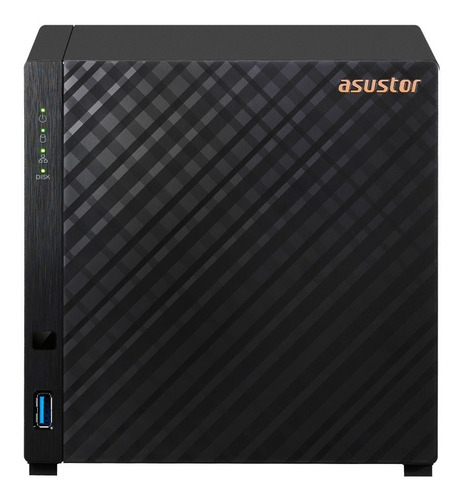 Storage Nas Server Asustor As1104t 4 Baias Capacidade 80tb Preto