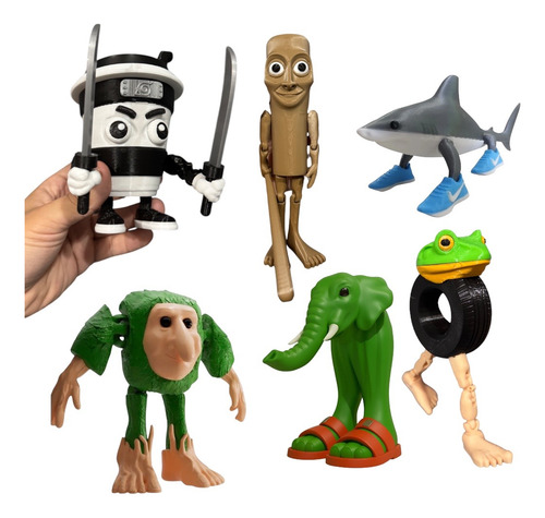 Meme Brainrot-por Unidad- Tralalero Tralala-tung Tung 3d Tung Sahur