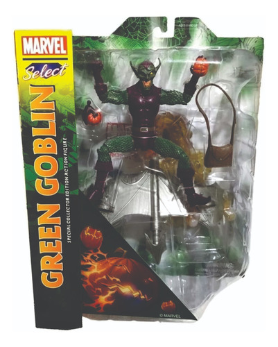 Marvel Select Green Goblin Duende Verde Spider Man (Reacondicionado)