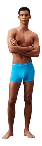 Boxer Trunk Calvin Klein De Algodón 3 Pack - Original