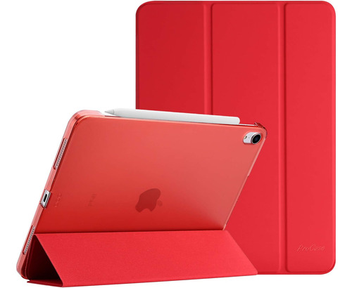 Funda Para iPad Air 4 Procase Soporte Delgado Rígido Rojo