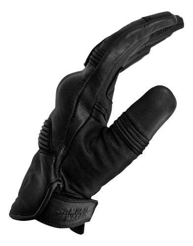 Guantes Moto Mujer Samurai Warrior Atori Cuero Protecciones Negro L
