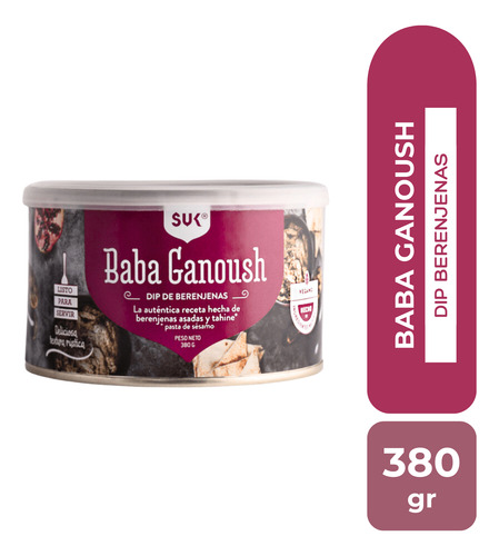 Dip De Berenjenas - Baba Ganoush 380 Gr Suk