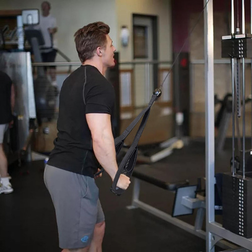 Para Accesorio Cable Cuerda Tríceps Equipos Gimnasio