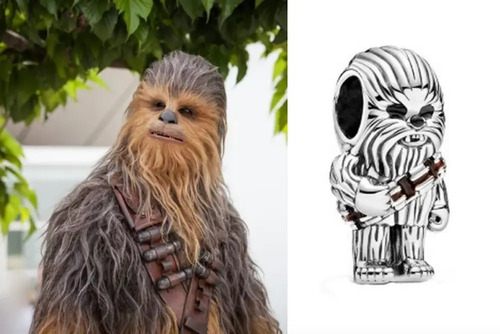 Dije Charm Chewbacca (star Wars) - Para Pulsera Pandora