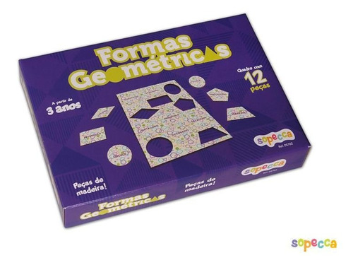 Imagem 4 de 4 de Presente Criativo Formas Geométricas Para Crianças