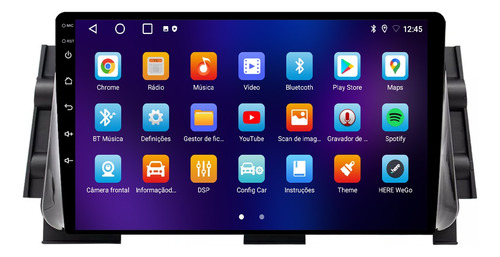 Multimidia Kicks 17/22 9p Android 14 Carplay 4gb 64gb