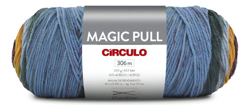 1 Novelo De Lã Magic Pull 200g - Circulo