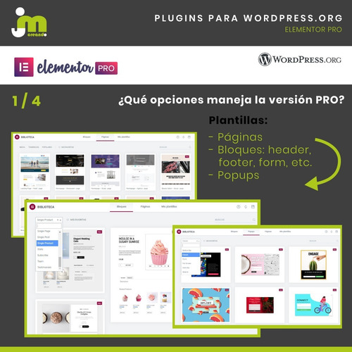 Imagen 5 de 8 de Plugins Wordpress: Elementor Pro + Plantillas