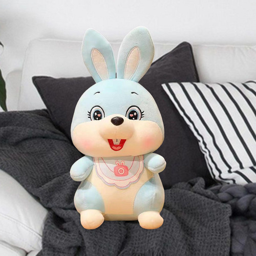 Adorable Adorno De Decoración De Juguete De Peluche De Azul